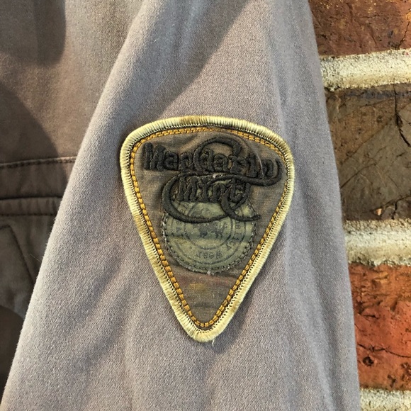 Women's Gray Military Style Jacket - Picture 4 of 6